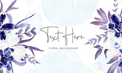 Elegant Hand Drawn Floral Background Design – Free Download