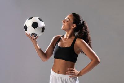 Fit Woman Holding a Ball – Free Stock Photo, Download Free