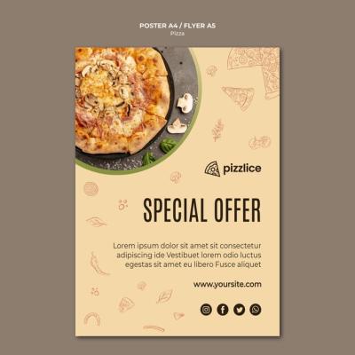 Delicious Pizza Flyer Design – Free Download