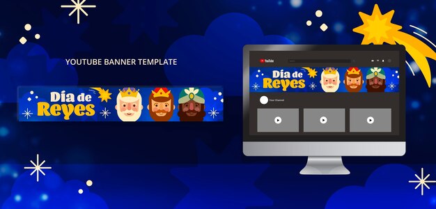 Reyes Magos Template Design – Free Download