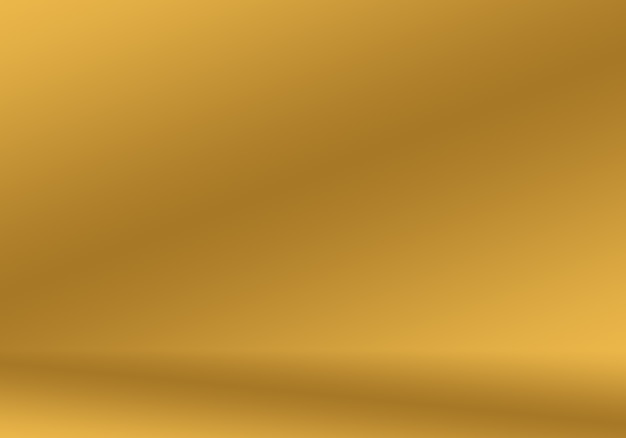 Abstract Luxury Gold Yellow Gradient Studio Wall for Backgrounds and Presentations – Free Download