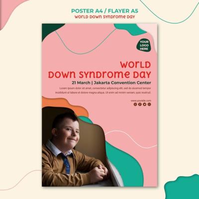 Down Syndrome Day Flyer Template – Free to Download for Your Awareness Campaign