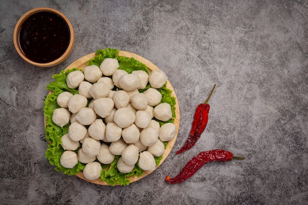 Pork Meatballs on Dark Surface – Free Stock Photo for Download