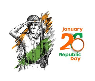 Indian Republic Day Celebration on 26 January – Free Download for Stock Photos