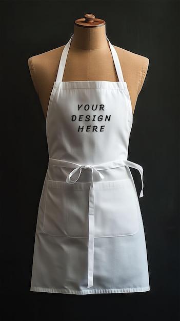 White Apron Mockup – Free Download