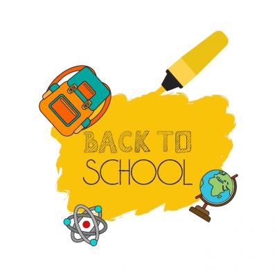 Back to School Design Vector Template – Free Download