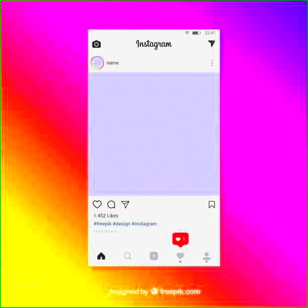 Fake Instagram Profile Template