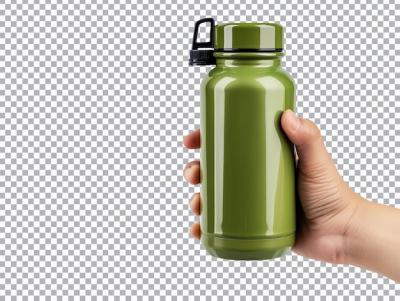 Hand Holding Water Bottle Isolated on Transparent Background – Free Stock Photo Download