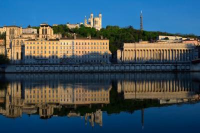 Morning View of Lyon with SaÃ´ne River – Free Download