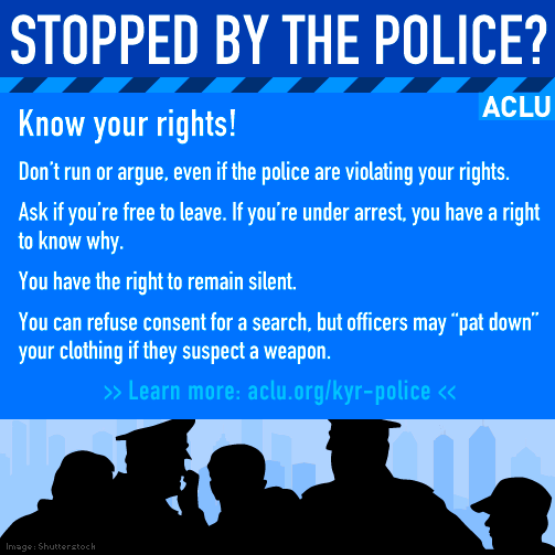 What should you do when stopped by law enforcement