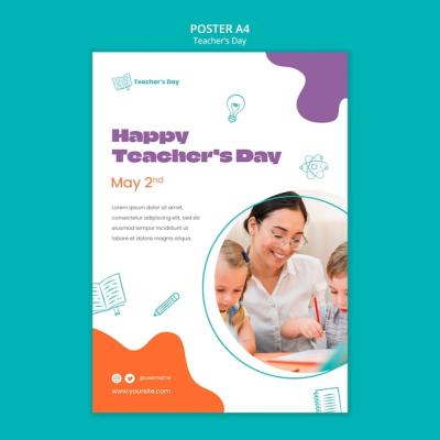 Teacher’s Day Template Design – Free to Download