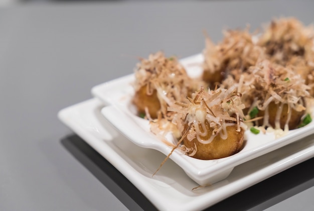 Takoyaki on White Plate – Free Download