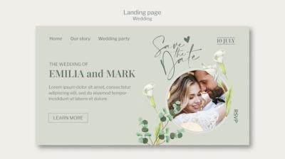 Wedding Template Design for Stunning Celebrations – Free Download