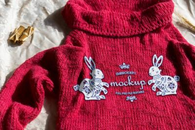 Embroidery on Woolen Garments: Free Download of Stunning Stock Photos