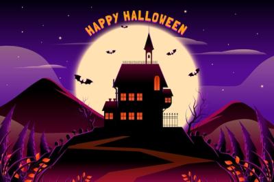 Gradient Backgrounds for Halloween Season – Free Download