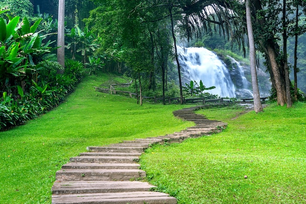 Captivating Waterfall in Nature, Thailand – Free Download