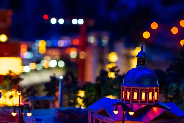 Miniature Night City Lights Soft Focus – Free to Download