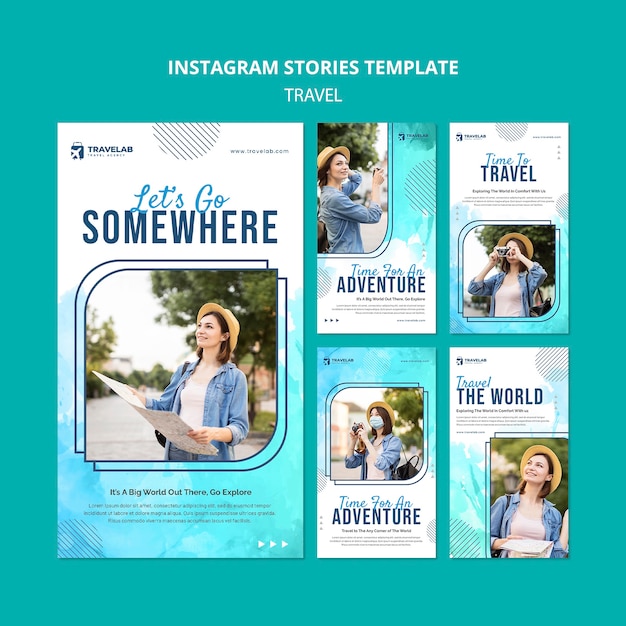 Travel Adventure Instagram Story Collection – Free Download