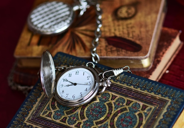 Close-Up of Pocket Watch on Table – Free Stock Photo, Download for Free