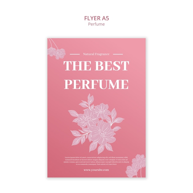 Stunning Perfume Template Design – Free Download