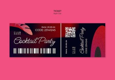 Night Club Template Design – Free Download