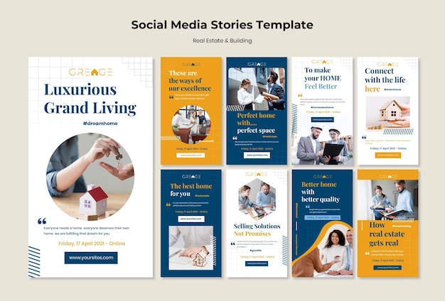 Real Estate Social Media Stories Template – Free Download