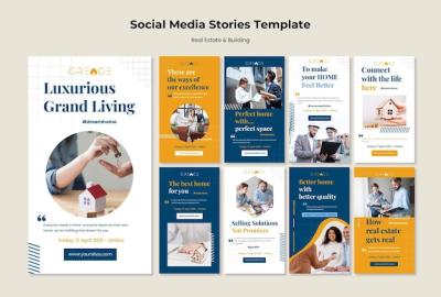 Real Estate Social Media Stories Template – Free Download