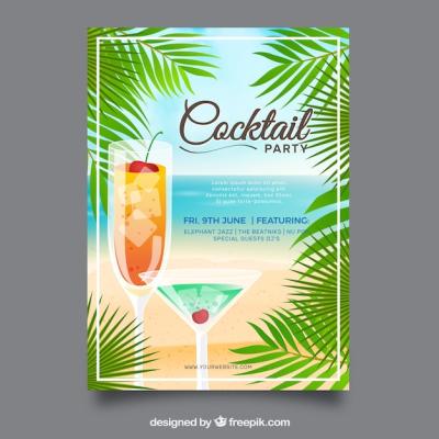 Summer Party Brochure – Free Stock Photo for Download