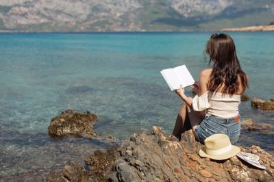 Young Woman Standing on the Seashore – Free Stock Photo, Download for Free