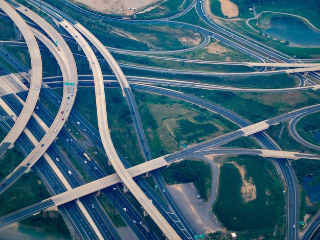 Aerial View of I-295 and I-495 Intersection – The Washington Beltway | Free Stock Photo for Download