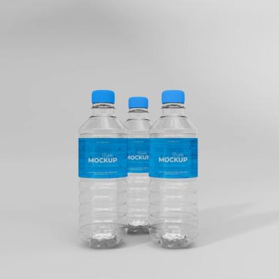 3D Realistic Water Bottle Mockup – Download Free Stock Photo