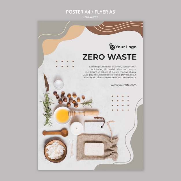 Zero Waste Flyer Design – Free Download