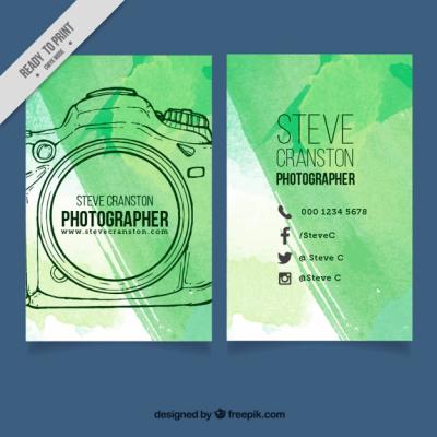 Hand Drawn Photographer Brochure – Free to Download