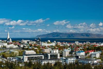 Stunning Cityscape View of Reykjavik, Iceland – Free to Download