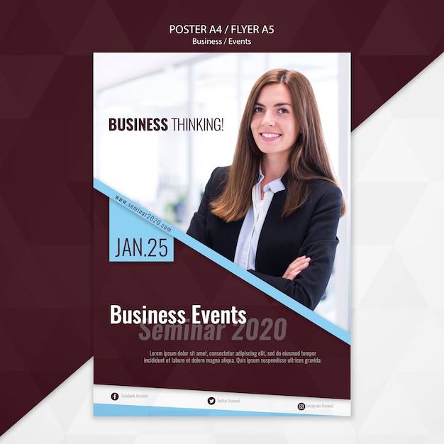 Business Events Flyer Template – Free Download