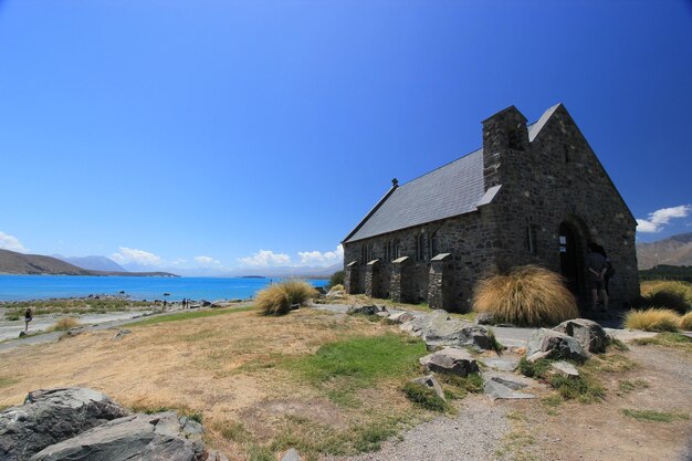 Stunning Buildings Set Against a Clear Blue Sky – Free to Download