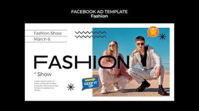 Flat Design Fashion Template – Free to Download