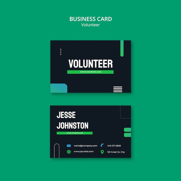 Volunteer Template Design – Free Download