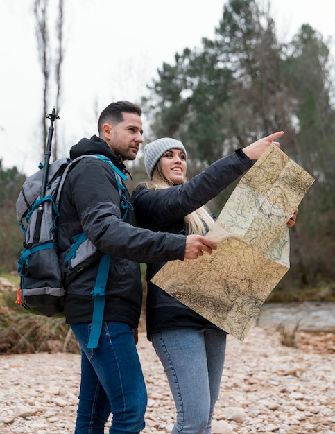 Couple in Nature Consulting Map – Free Stock Photo, Download for Free