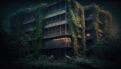 Abandoned Building in a Post-Apocalyptic Urban Setting – Download Free Stock Photo