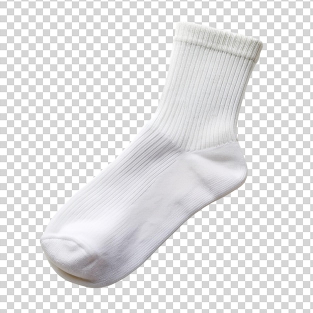 A White Sock on Transparent Background – Free Download