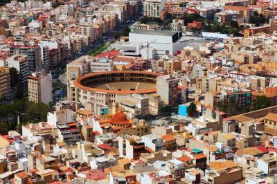 Top View of Alicante with Arena – Free Download