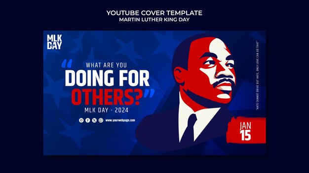 Martin Luther King Day Template Design – Free Download