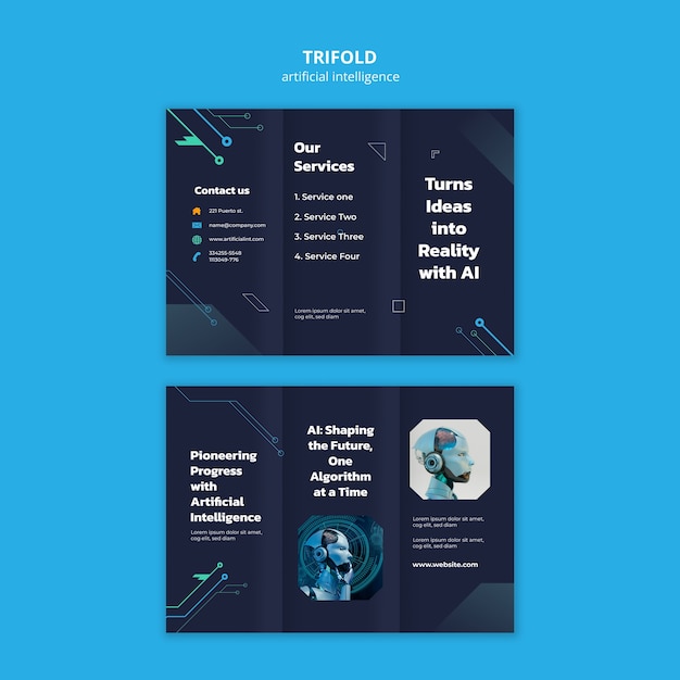 Artificial Intelligence Template Design – Free Download