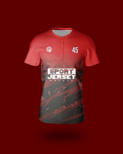 A Red Jersey Featuring the Word ‘Sport’ – Download Free Stock Photo