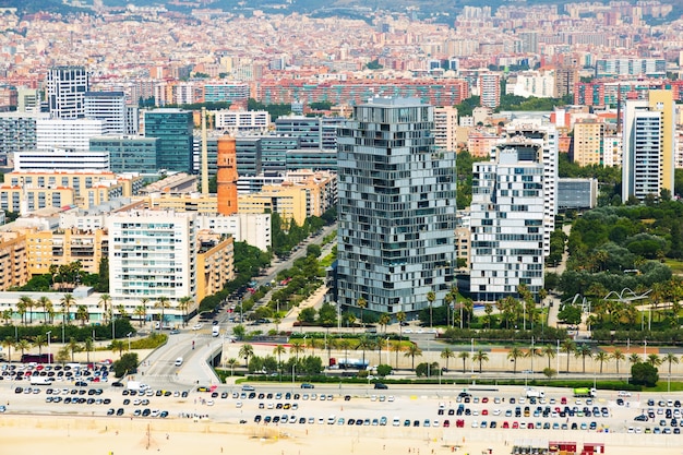 Aerial View of Barcelona in Summer – Free to Download