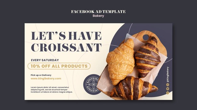 Delicious Baked Goods Facebook Template – Free Download