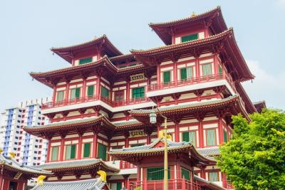 Beautiful Buddha Tooth Temple in Singapore – Free to Download