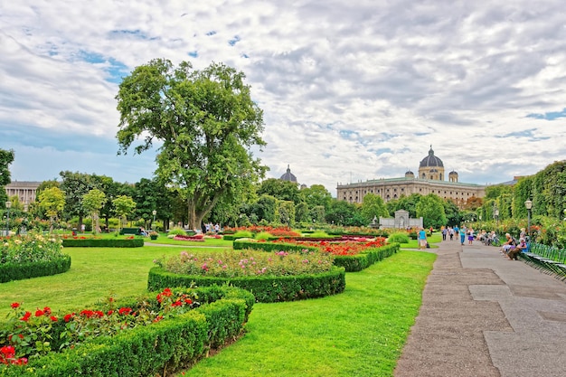 People in the Garden at Hofburg Palace, Vienna, Austria – Free Stock Photo for Download