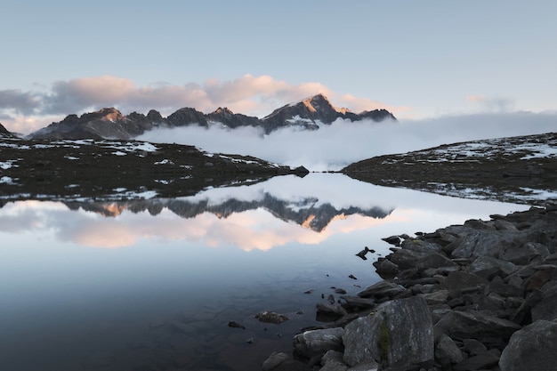 Mountain Reflection in River – Free Stock Photo, Download for Free